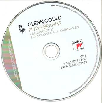 2CD Johannes Brahms: 4 Ballades Op. 10 • 2 Rhapsodies Op. 79 • 10 Intermezzi