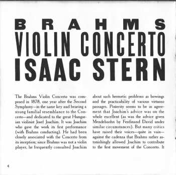 CD Johannes Brahms: Violin Concerto