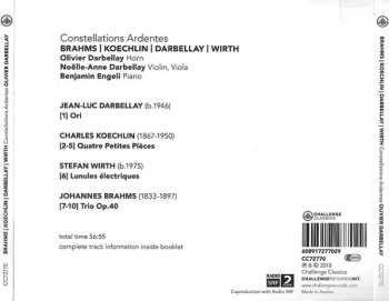 CD Johannes Brahms: Constellations Ardentes