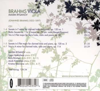 CD Johannes Brahms: Viola II