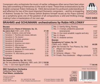 CD Robert Schumann: Brahms By Arrangement Volume Two