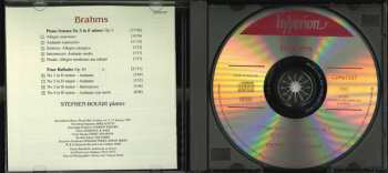 CD Johannes Brahms: Sonata In F Minor Op.5 / Four Ballades Op.10