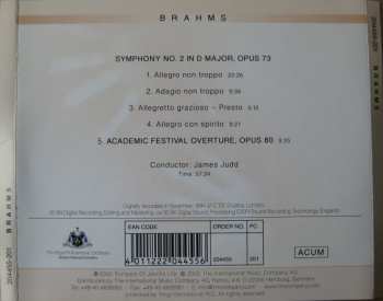 CD The Royal Philharmonic Orchestra: Symphony No. 2 In D Major, Opus 73 / Academic Festival Overture, Opus 80
