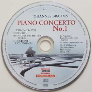 2CD Johannes Brahms: The Piano Concertos
