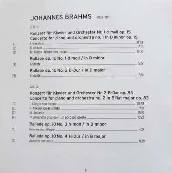 2CD Johannes Brahms: The Piano Concertos