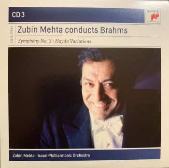 4CD/Dobozkészlet Johannes Brahms: Zubin Mehta Conducts Brahms (Symphonies Nos. 1-4 • Tragic Overture • Haydn Variations)