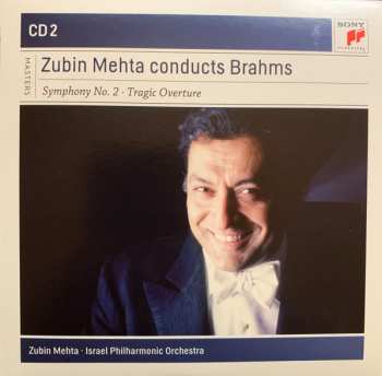 4CD/Dobozkészlet Johannes Brahms: Zubin Mehta Conducts Brahms (Symphonies Nos. 1-4 • Tragic Overture • Haydn Variations)