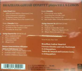 CD Brazilian Guitar Quartet: Brazilian Guitar Quartet Plays Villa-Lobos