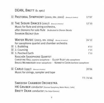 CD Brett Dean: Water Music
