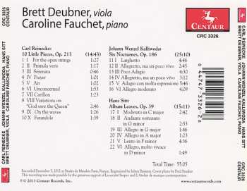 CD Brett Deubner: Music Of Reinecke, Sitt, Kalliwoda