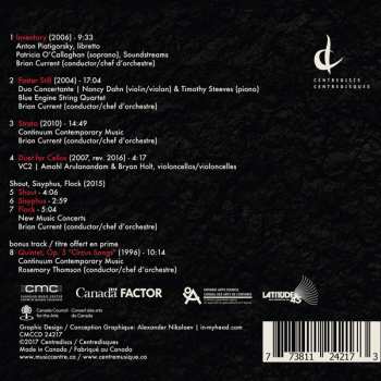 CD Brian Current: Faster Still: Chamber Works