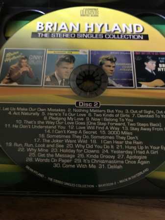 3CD Brian Hyland: The Stereo Singles Collection