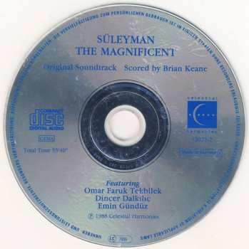 CD Brian Keane: Süleyman The Magnificent