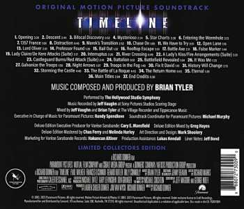 CD Brian Tyler: Timeline (Original Motion Picture Soundtrack)