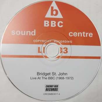 4CD/Dobozkészlet Bridget St. John: Dandelion Albums And BBC Collection