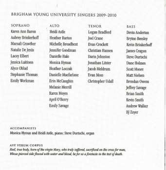 CD Brigham Young University Singers: The Peace Of Christ