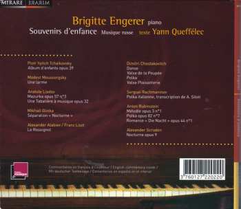 CD Brigitte Engerer: Souvenirs D'enfance (Musique Russe)