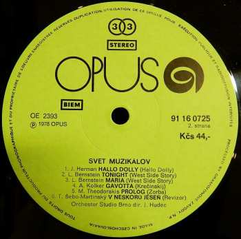 LP Brno Radio Pops Orchestra: Svet Muzikálov