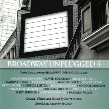 Broadway Unplugged Four / O.b.c.: Broadway Unplugged Four