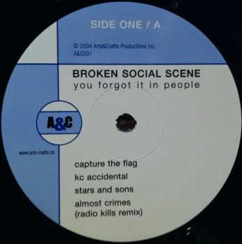 2LP Broken Social Scene: You Forgot It In People