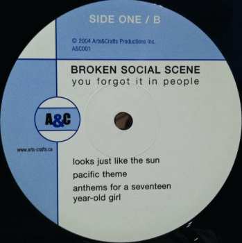 2LP Broken Social Scene: You Forgot It In People