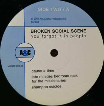 2LP Broken Social Scene: You Forgot It In People