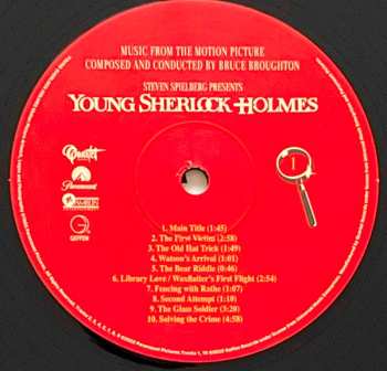 2LP Bruce Broughton: Young Sherlock Holmes (Music From The Motion Picture) LTD