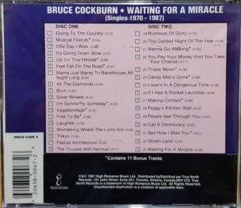 2CD Bruce Cockburn: Waiting For A Miracle, Singles 1970-1987