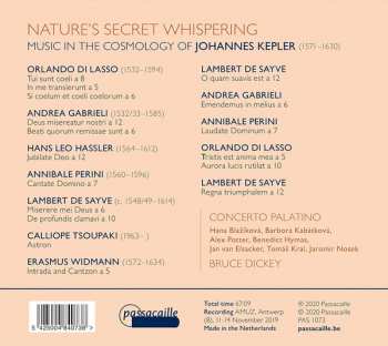 CD Concerto Palatino: Nature’s Secret Whispering - Music And The Cosmology Of Johannes Kepler