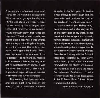 2CD Bruce Springsteen & The E-Street Band: Hammersmith Odeon, London '75