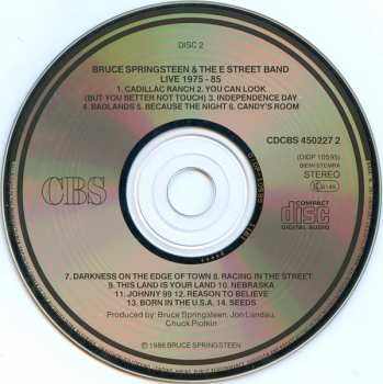 3CD/Dobozkészlet Bruce Springsteen & The E-Street Band: Live/1975-85