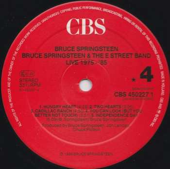 5LP/Dobozkészlet Bruce Springsteen & The E-Street Band: Live/1975-85