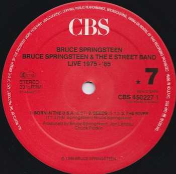 5LP/Dobozkészlet Bruce Springsteen & The E-Street Band: Live/1975-85