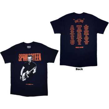 Merch Bruce Springsteen: Bruce Springsteen Unisex T-shirt: Tour '23 Guitar (back Print & Ex-tour) (small) S