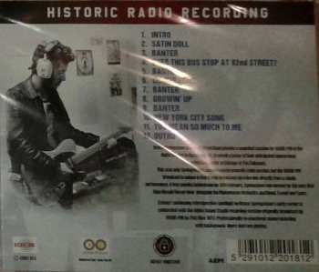 CD Bruce Springsteen: Wgoe Radio, Alpha Studios, Richmond VA, 31st May 1973