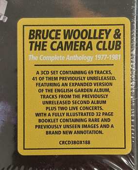 3CD/Dobozkészlet Bruce Woolley And The Camera Club: The Definitive Anthology 1977-1981