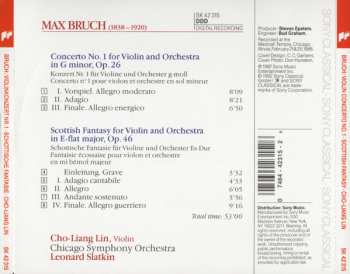 CD Max Bruch: Violin Concerto No. 1 / Scottish Fantasy