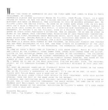 CD Bruno De Filippi: In New York With Don Friedman Trio