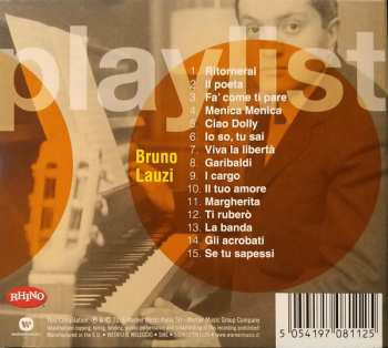 CD Bruno Lauzi: Bruno Lauzi - Playlist