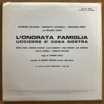 LP Bruno Nicolai: L'Onorata Famiglia (Uccidere È Cosa Nostra)