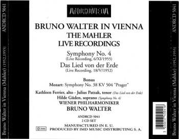2CD Bruno Walter: Bruno Walter In Vienna. The Mahler Live Recordings