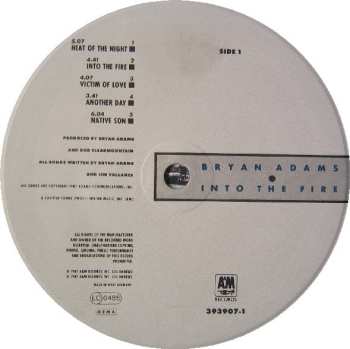 LP Bryan Adams: Into The Fire