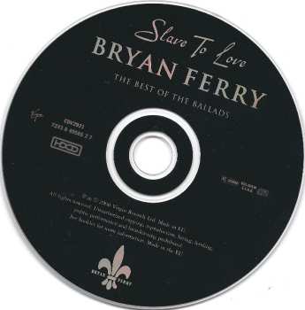 CD Bryan Ferry: Slave To Love: The Best Of The Ballads