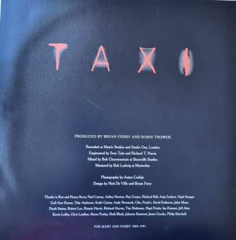 LP Bryan Ferry: Taxi LTD | CLR