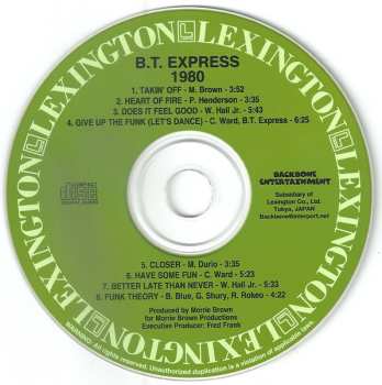 CD B.T. Express: 1980