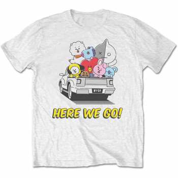 Merch Bt21: Tričko Here We Go  S