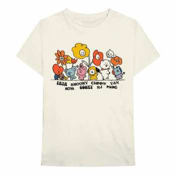 Merch Bt21: Póló Hippie Flowers 