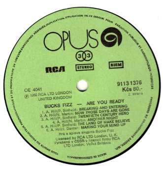 LP Bucks Fizz: Are You Ready?