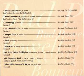 CD Bud Powell: Bouncing With Bud