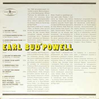 LP Bud Powell: Earl Bud' Powell